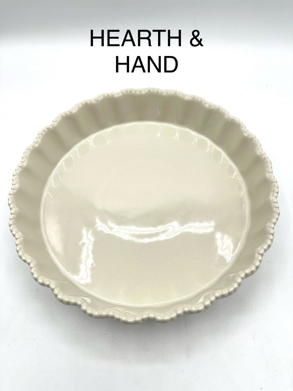 Hearth & Hand Magnolia Fluted Quiche Dish 10”